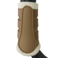 NEW Equinenz Breathable Wool Brushing Boots(Colour:Caramel,Size:XL)
