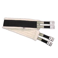 Wool Lined All Purpose Girth(Colour:Black,Size:46" / 117cm)