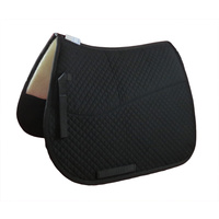 Equinenz EQ Original- Wool Lined Cotton GP Saddle Blanket(Colour:Black,Size:Full)