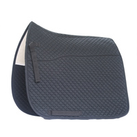 Equinenz EQ Original- Wool Lined Cotton Quilted Dressage Saddle Blanket